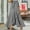 Black, variant on Women's Cotton Linen Pants Elastic Waist Plaid Gingham Wide Leg Capri Palazzo Pants