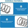 thumbnail image 6 of (2-Pack) 38521 Self Closing Faucet Springs, Compatible with Intertap, Perlick, and Nukatap Forward Sealing Beer Faucets – Self Closing Beer Taps Spring Replacement Parts, Stainless Steel, 6 of 7