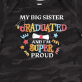 thumbnail image 4 of Inktastic My Big Sister Graduated and I'm Super Proud Boys or Girls Baby Bodysuit, 4 of 5