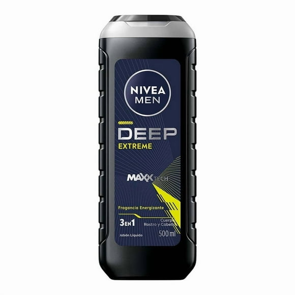 Jabón Liquido Nivea Men Deep Extreme 500ml