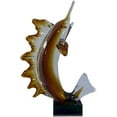 thumbnail image 1 of Figurine en Verre d'Espadon Brun, 1 of 1