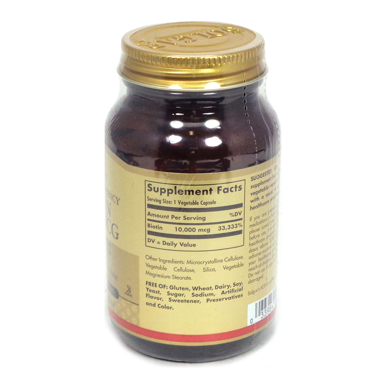 solgar solgar biotin 120 ea