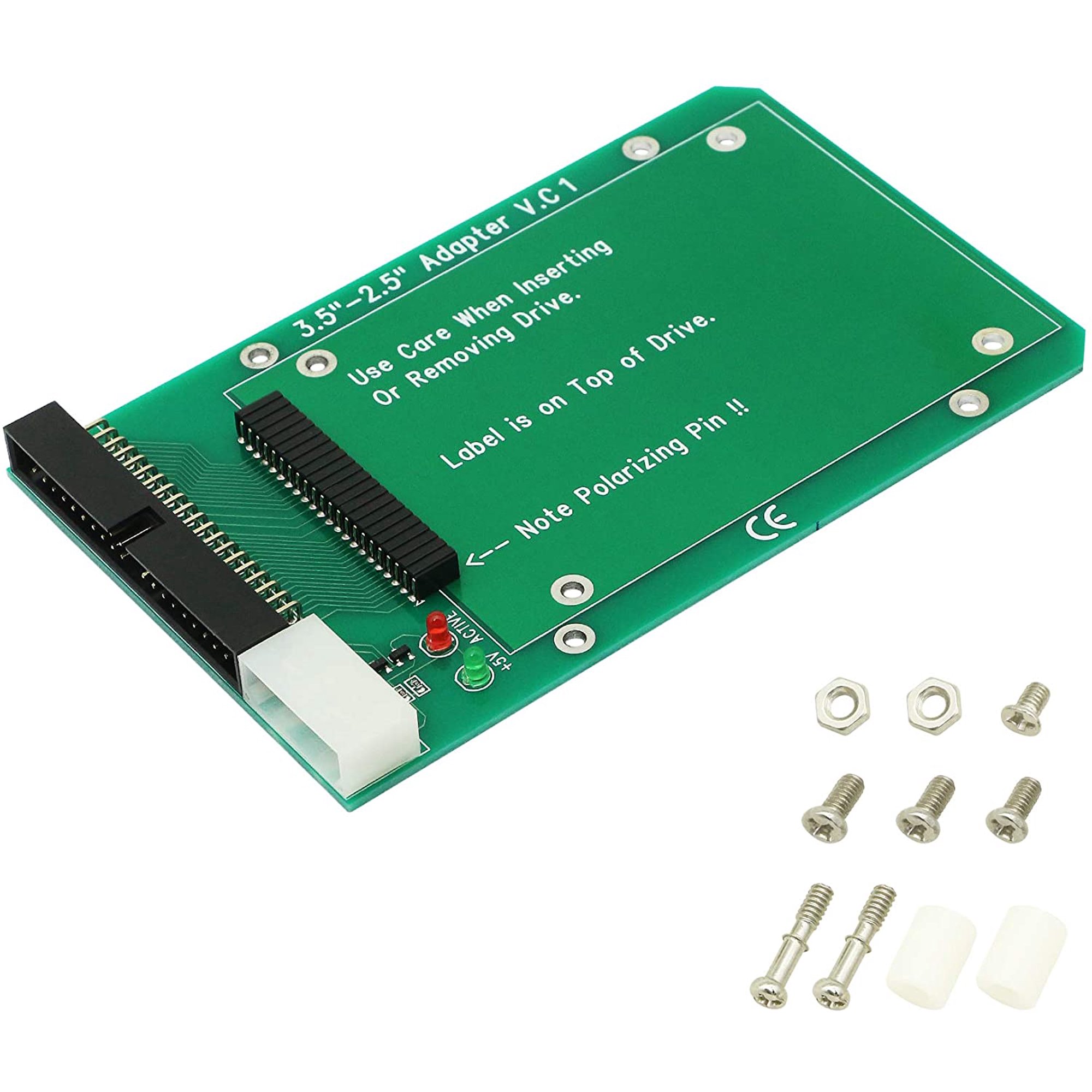 Sinloon 2 5 To 3 5 Ide Adapter 2 5 Inch 44 Pin Hard Disk Drive Laptop Ide To 40 Pin 3 5 Inch Desktop Pc Pata Port Walmart Canada