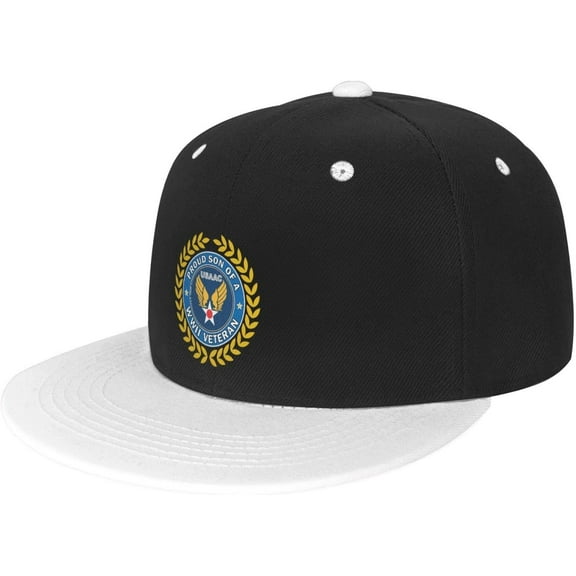Proud Son of A WW2 Veteran Baseball Cap Unisex Adjustable Flat Brim Hip Hop Hat