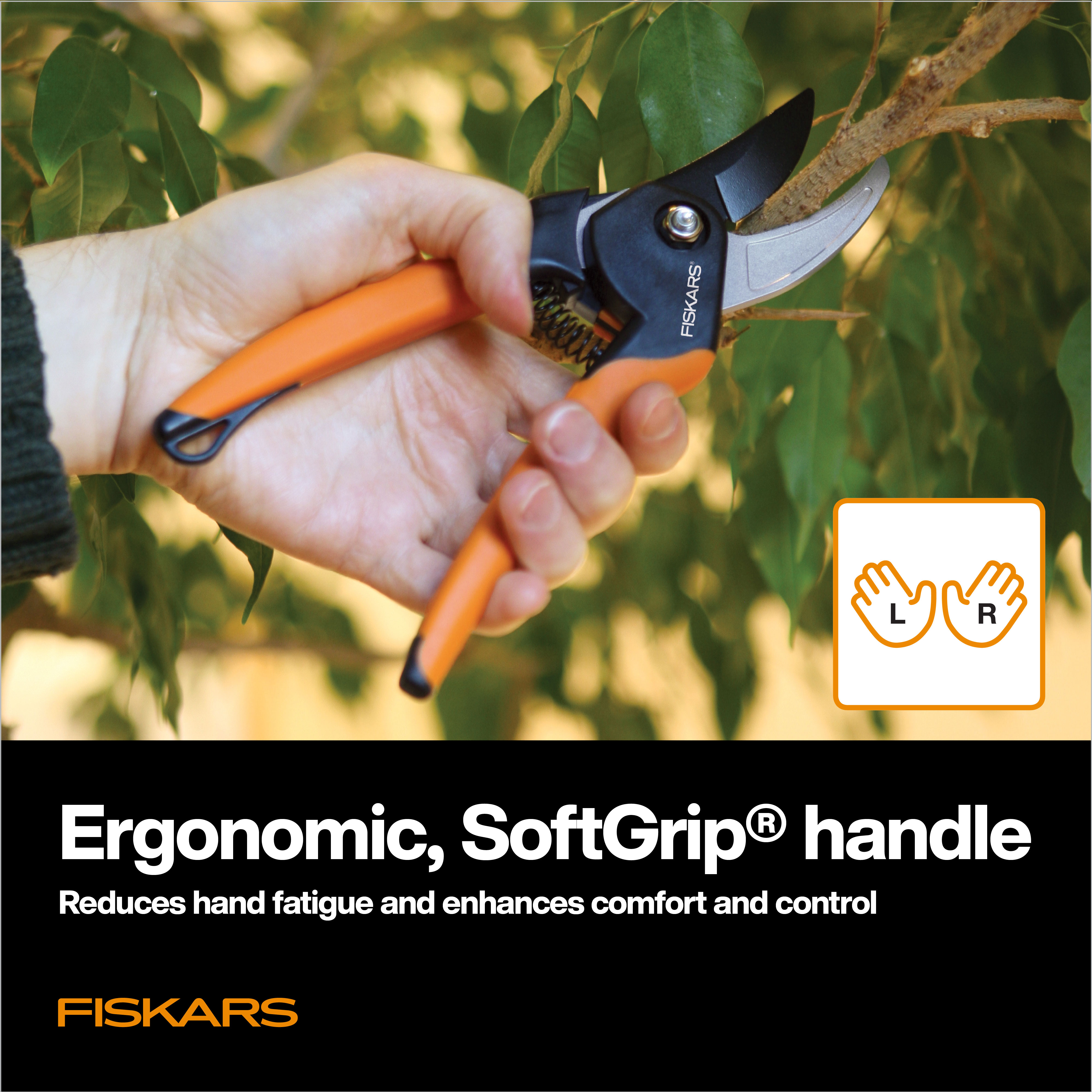 Fiskars 8-Inch Bypass Pruner with Soft Grip Handle photo 4
