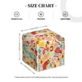 thumbnail image 4 of Yiaed Colorful Chicken Print Tissue Box Cover, PU Leather Decorative Organizer for Tabletop, Bathroom, Car, Office Creative Decorative, 4 of 7