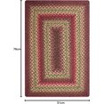 thumbnail image 2 of Cider Barn Cranberry Red Jute Braided Rug, 20x30 Rectangle - Perfect Country Rustic Decor for Kitchen, Entryway, Everywhere, 2 of 8