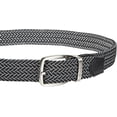 thumbnail image 6 of Tommy Bahama Men's Stretch Braided Reversible Leather Trim Belt, Black/Gray, L/XL (38-42), 6 of 6