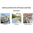 thumbnail image 2 of Paquete De 10 Luces Solares Para Cubierta Al Aire Libre A Prueba De Agua 600 Mah Luz De Paso LED Con Energía Solar Encendido Automático Para Barandilla Patio Pasos Valla Camino ANGGREK Solar Powered LED Step Light, 2 of 5