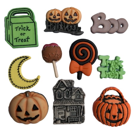 Buttons Galore Craft & Sewing Buttons - Halloween Night - Set of 3