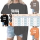 thumbnail image 4 of Gibobby Sudadera oversize mujer Sudadera de Manga Larga para Mujer de Gran tamaño de otoño de Talla Grande Holgada Cuello Redondo atlético Y-2K(Naranja,M), 4 of 4