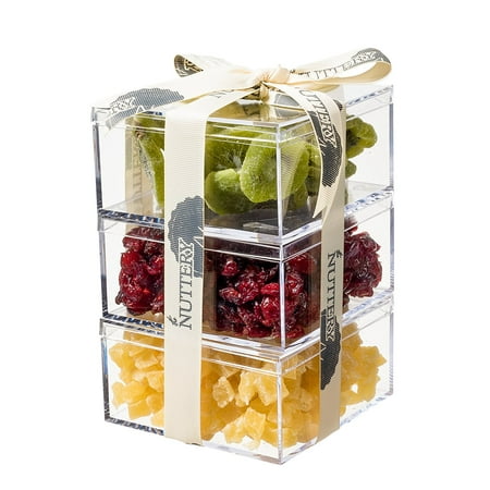 The Nuttery Premium Dried Fruit Gourmet Gift Tower ~ Kiwi ~ Cranberry ~ Pineapple