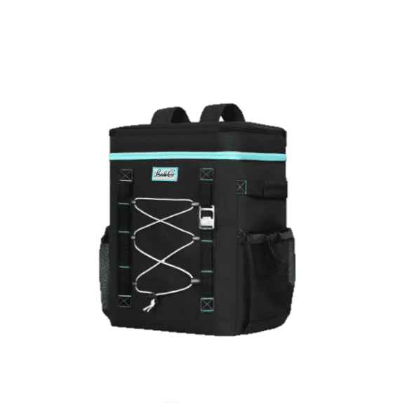 Mochila Hielera Impermeable Bolsa Térmica 30 L Lab.G Negra con Azul