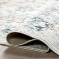thumbnail image 4 of nuLOOM Everlee Faded Persian Machine Washable Area Rug, 9' x 12', Blue, 4 of 9