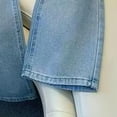 thumbnail image 4 of ClodeEU Women's Vintage High Waisted Wide Leg Jeans ,Baggy Draped Denim Pants Light Blue,Womens Plus S, 4 of 5