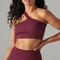 thumbnail image 4 of Mittory Women's One Shoulder Ribbed Knit Seamless Backless Sleeveless Going Out Trendy Tank Tops Summer Yoga Crop Tops, 4 of 4
