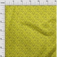 thumbnail image 2 of oneOone Viscose Jersey Yellow Fabric Leaves Fabric For Sewing Printed Craft Fabric By The Yard 60 Inch Wide, 2 of 5