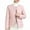 Pink, variant on Inleife women's solid color lightweight down jackets round neck short jacket long sleeved cotton jacket