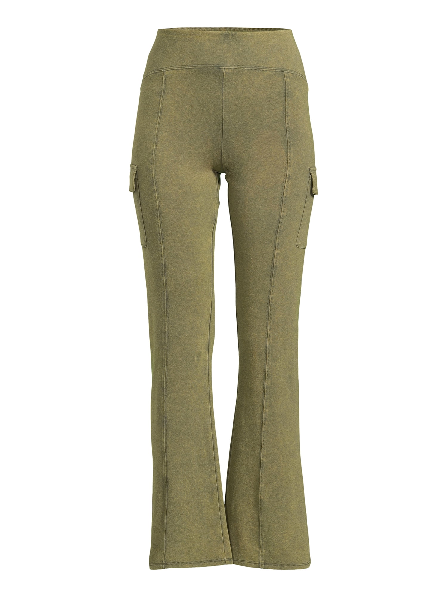 No Boundaries Juniors Washed Cargo Flare Pants - 31