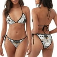 thumbnail image 3 of Disketp Funny Animals Series para Bañador de Dos Piezas para Mujer, Bikini Sexy Halter String, Conjunto de Bikini en Triángulo, 3 of 6