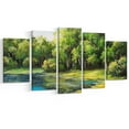 thumbnail image 2 of Design Art Summer Day Lake in Forest Canvas Print, 2 of 2