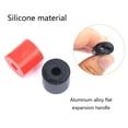 thumbnail image 3 of ZPAQI Handle Clamp Bar End Stoppers Aluminum Alloy Handlebar End Plugs Black Red, 3 of 12