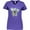 Purple, variant on Inktastic Cute Koala Bear Women's V-Neck T-Shirt