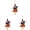 A, variant on Halloween Small Witch Doll Ornament with Skirt and Broom, Hanging Witch Figurine for Tree Garland Tiered Tray Home Decor, Kitchen Window Door Decoration