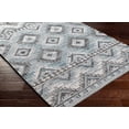 thumbnail image 3 of Hauteloom Binda Recycled Material Living Room, Bedroom Area Rug - Southwestern - Gray, Slate Blue, Dark Brown - 2' x 3', 3 of 9