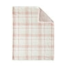 Parent's Choice Pink and White Plaid Blanket, 30" x 40", Baby Girl, Infant, Sherpa