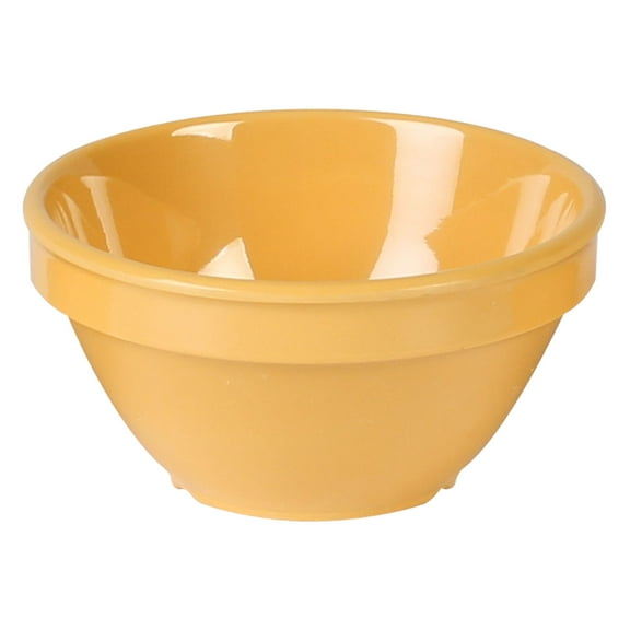 Excellante Color Yellow Melamine Dinnerware Collection 4.25 Inch Bouillon Cup - 8 oz., Comes In Dozen
