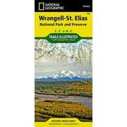 National Geographic Trails Illustrated Topographic Map Wrangell - St. Elias National Park and Preserve: Alaska - Hardcover