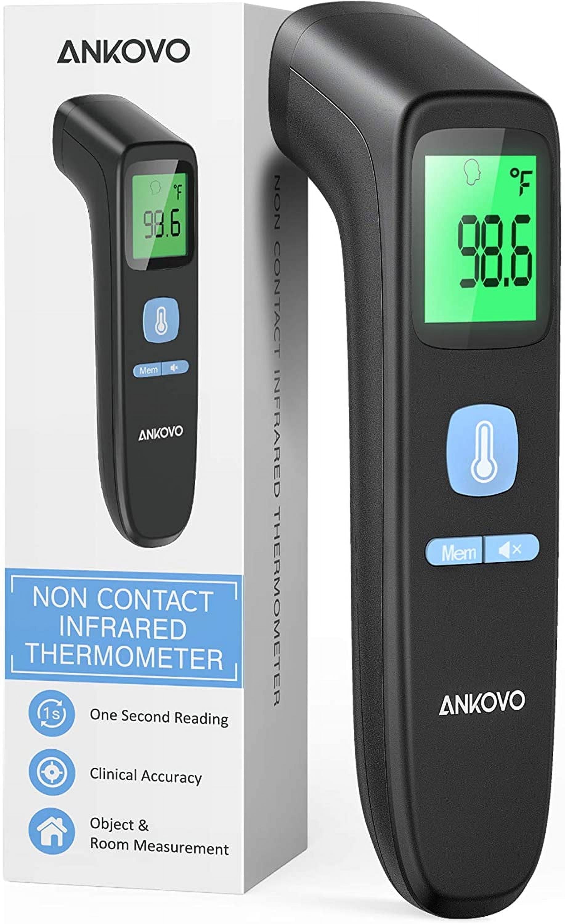 Ankovo Infrared Forehead Thermometer with Fever Alarm photo 1