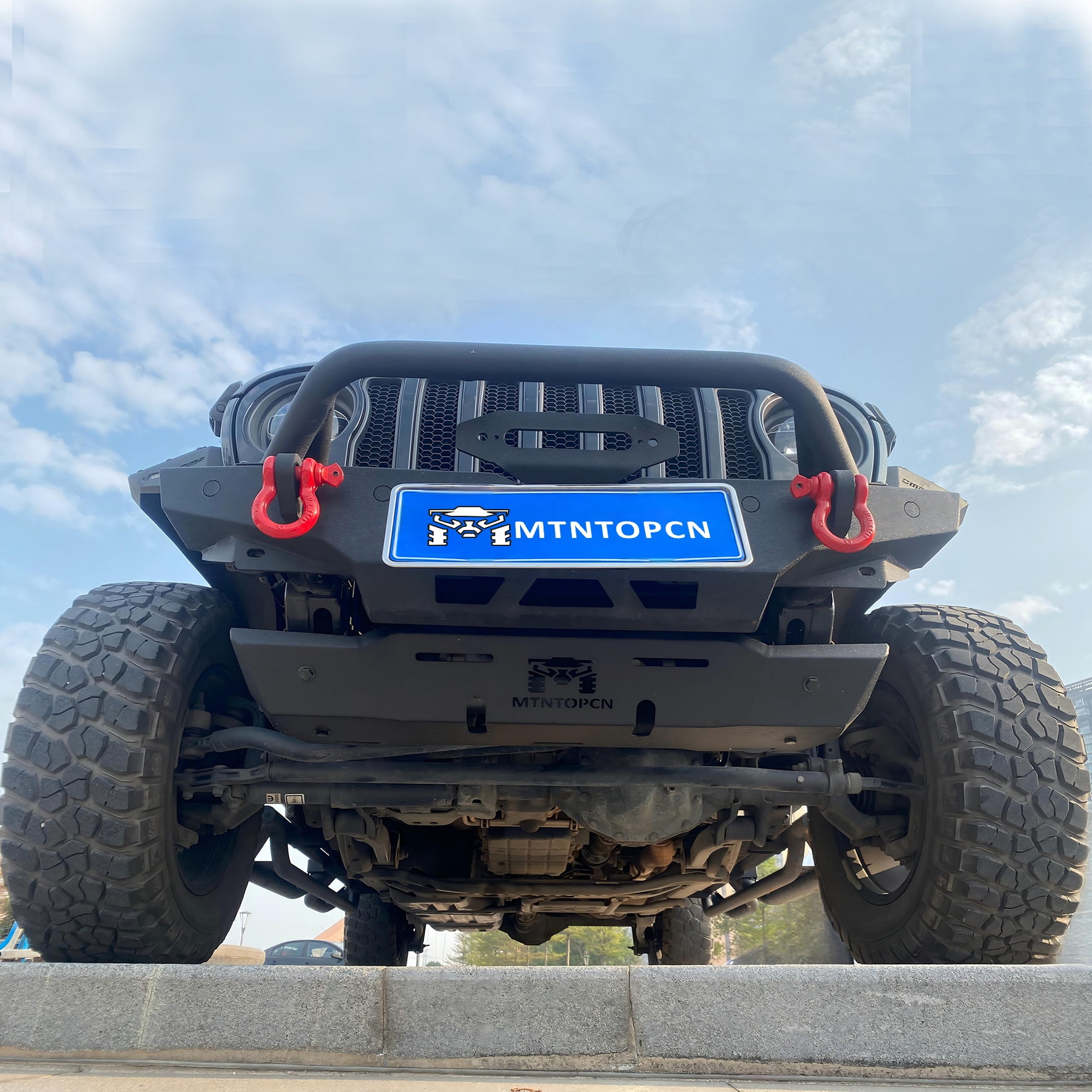 MTNTOPCN Aluminum Skid Plate for 2018-2026 Jeep Wrangler JL JLU & 2020-2026 Jeep Gladiator