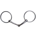thumbnail image 2 of 5" Hilason Western Ring Snaffle Oil Horse Mouth Bit W/ 3", 2 of 2