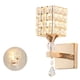 thumbnail image 2 of Bearachild Aplique de cristal, lámpara de pared Industrial dorada, hermosa luz de cristal moderna sin bombilla para mesita de noche, galería, baño Iluminación y accesorios Bearachild HA013183-00, 2 of 6