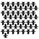 thumbnail image 4 of 91512-SX0-003 Clips de ajuste de remaches de pasador de empuje de sujetadores de parachoques de coche para Honda, 4 of 12