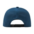 thumbnail image 2 of TOPTIE Quick Dry Trucker Cap 5 Panel Waterproof Snapback Mid Profile Polyester Baseball Cap-Blue, 2 of 8