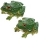 thumbnail image 1 of 2 piezas divertidas ranas de resina decoración de escritorio artesanía creativa adorable figurita de ranas, 1 of 8