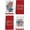 Red, variant on Stars Eucalyptus Freedom Patriotic 4th of July Kitchen Towels Dish Towels, 18x26 Inch Seasonal Summer Decoration Hand Towels Set of 4