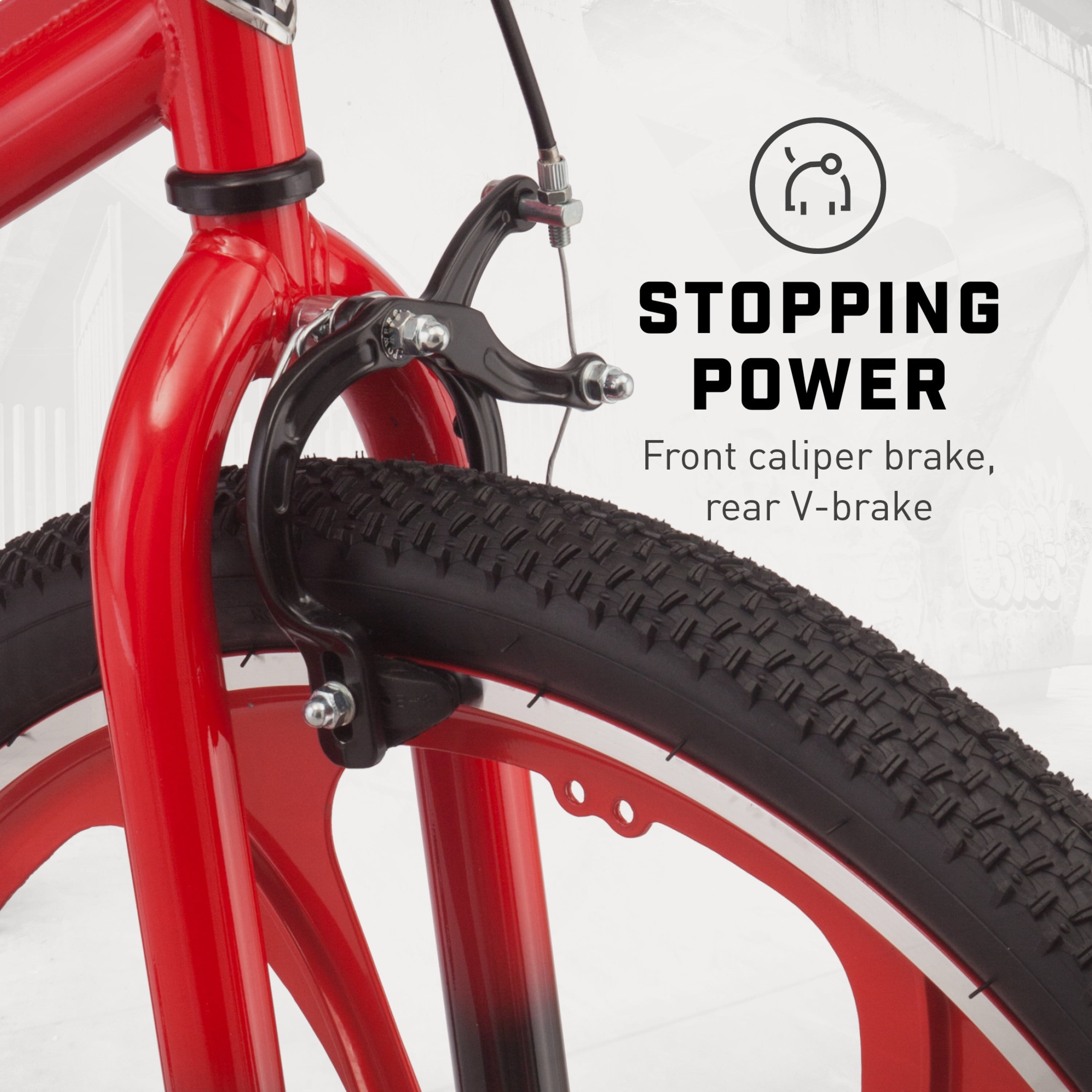 Mongoose 26 Inch Grudge Mag BMX Freestyle Bike Single Speed Red Black in Nepal at NPR 41856 Rating 5
