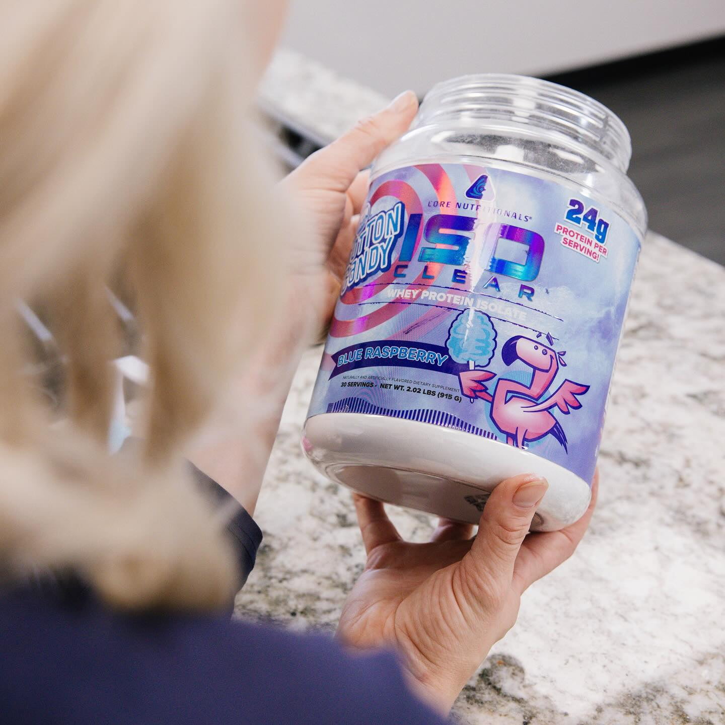Core Nutritionals ISO Clear, Complete Amino Acid Profile, 25g Whey Protein Isolate (2 Pound, Fun Sweets™ Cherry Berry)