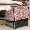thumbnail image 5 of Cauagu Rose Gold Abstract Spots for 4 Slice Toaster Cover (11.4''×7.9''×7.5'') Bread Machine Cover Toaster Protector Kitchen Appliance Dust Cover, 5 of 7