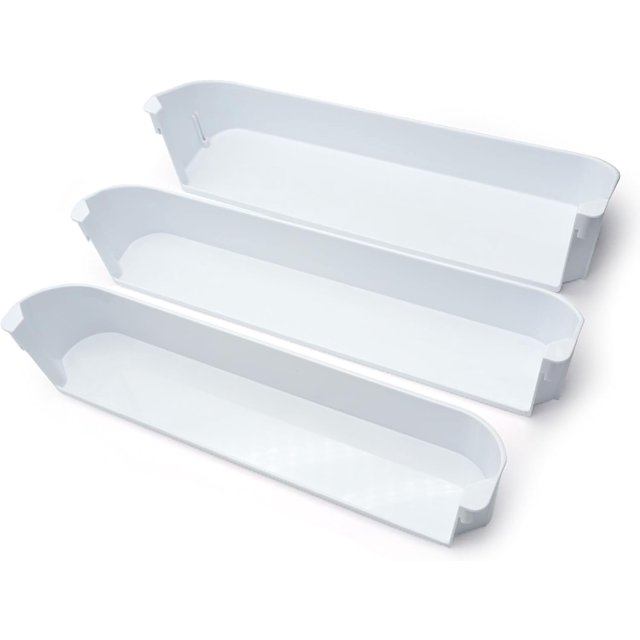 29325760166 Étagères de Porte de Réfrigérateur pour Pièces de Rechange de Réfrigérateur Dometic Americana II RV, Kits d'Étagères Supérieures et Inférieures de Réfrigérateur, Kit d'Étagères de Porte de Réfrigérateur pour Véhicule Récréatif - Ensemble de 3