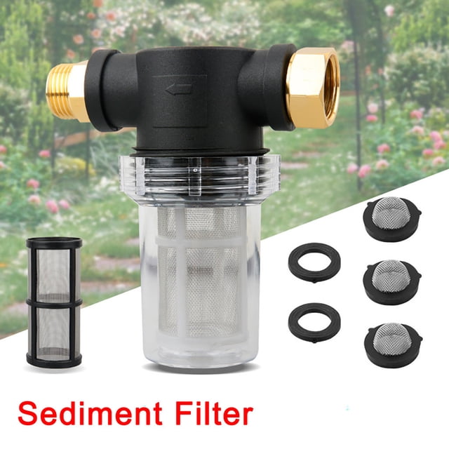 Vaidha Sediment Filter Attachment Garden Hose Pressure Washer Outdoor Inlet Water