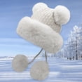 thumbnail image 2 of iHPH7 Beanies Y2k Mens Hats Winter Hats for Women Knitted Hat Winter Accessories for Women Winter Caps for Women Womens Beanie Hats White One Size, 2 of 6