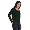 thumbnail image 3 of Inkmeso T-Shirt en Coton à Manches Longues Style de Rue Col Rond pour Femmes, 3 of 7