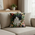 thumbnail image 6 of Hometravel Embroidery Inspired Pillow Cover, Rural Kittens Pattern Decor, Hot Selling Polyester Cushion Case, Charming Home Accent for Sofa and Bed, 6 of 6