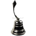 thumbnail image 4 of "Premium Nautical Aluminum Bell with Nickel Plating | Pirate's Ship Bell |   Wall Decor | Nagina International (12 Inches)", 4 of 5