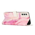 thumbnail image 2 of Dteck For Samsung Galaxy A13 5G Painted Marble PU Leather Case,Stylish Shockproof Soft TPU Flip Wallet Card Slots Holder Rugged Cover with Wrist Strap.For Samsung Galaxy A13 5G,Rosegold, 2 of 10